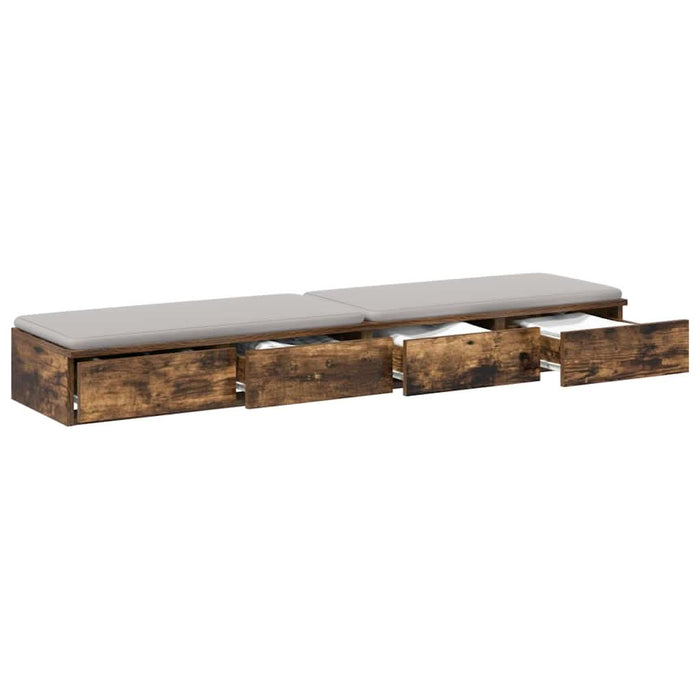 Sertare pentru pat Stejar fumuriu 140 x 36,5 x 16,5 cm - WALTI WALTI