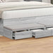 Sertare pentru pat cu sertar Gri Sonoma 140 x 36,5 x 16,5 cm - WALTI WALTI