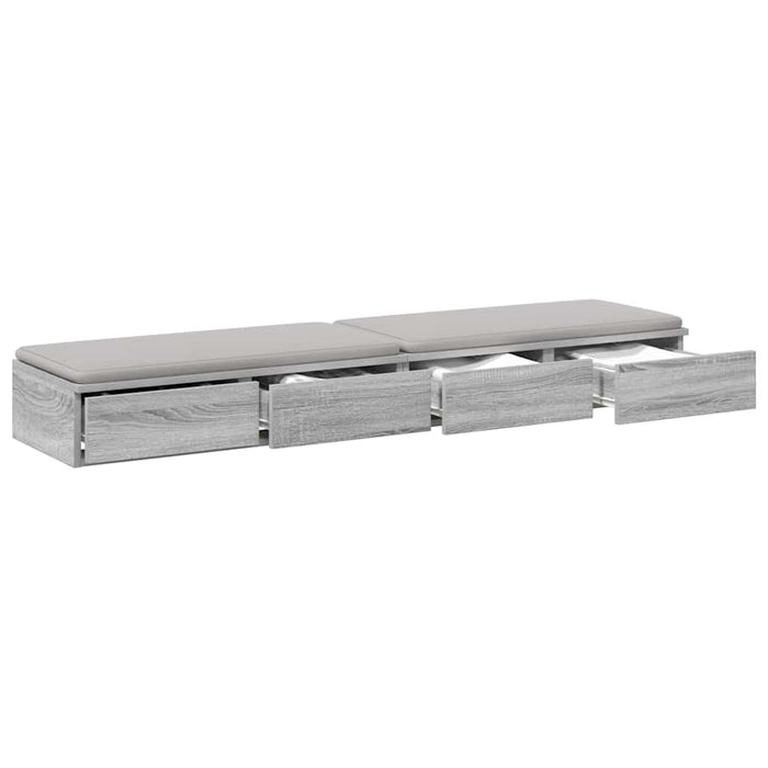 Sertare pentru pat cu sertar Gri Sonoma 140 x 36,5 x 16,5 cm - WALTI WALTI