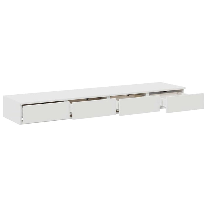 Sertare pentru pat Alb 150 x 36,5 x 16,5 cm Lemn compozit - WALTI WALTI