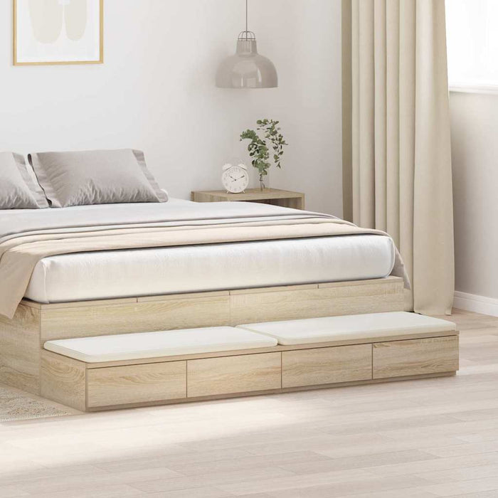 Sertare pentru pat cu sertar Stejar Sonoma 150 x 36,5 x 16,5 cm - WALTI WALTI