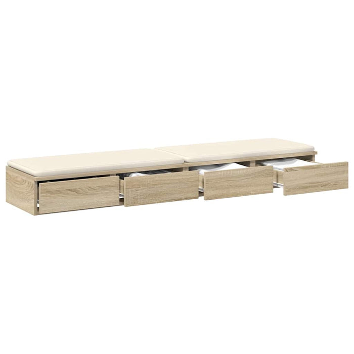 Sertare pentru pat cu sertar Stejar Sonoma 150 x 36,5 x 16,5 cm - WALTI WALTI
