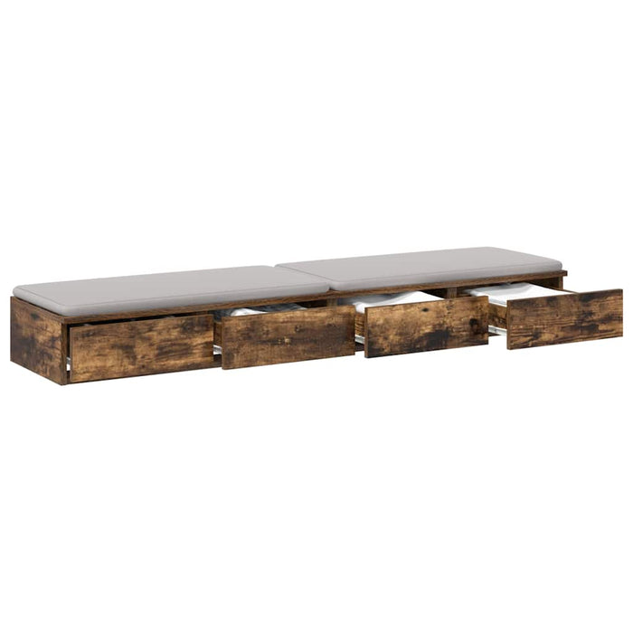Sertare pentru pat Stejar fumuriu 150 x 36,5 x 16,5 cm - WALTI WALTI