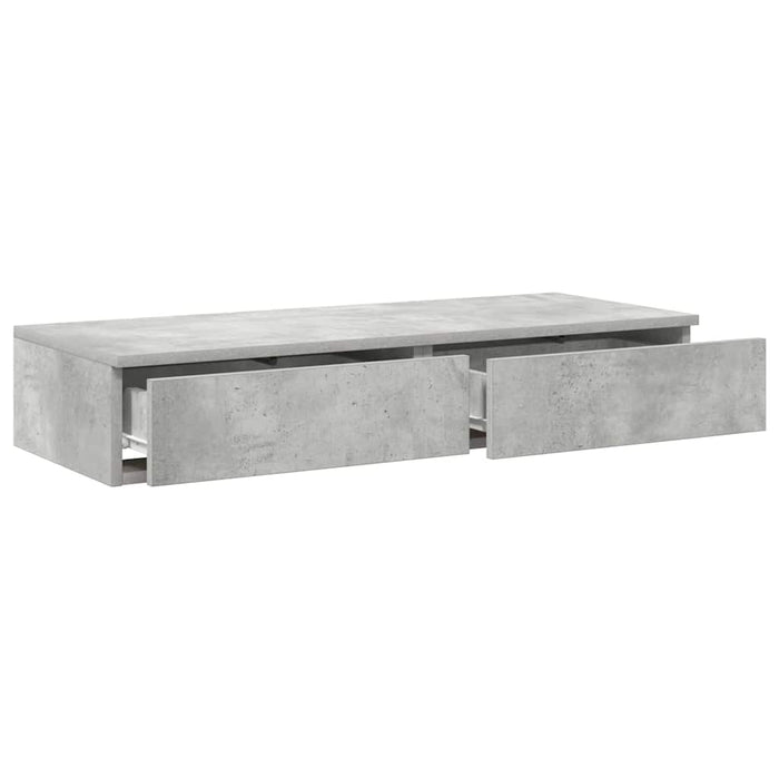 Sertare pentru pat cu sertar Gri din beton 75 x 36,5 x 16,5 cm - WALTI WALTI