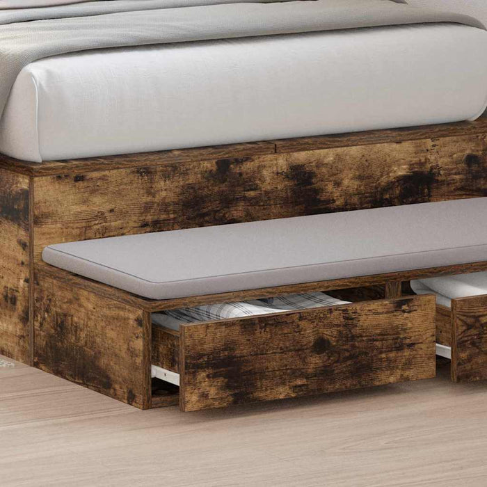 Sertare pentru pat Stejar fumuriu 75 x 36,5 x 16,5 cm WALTI