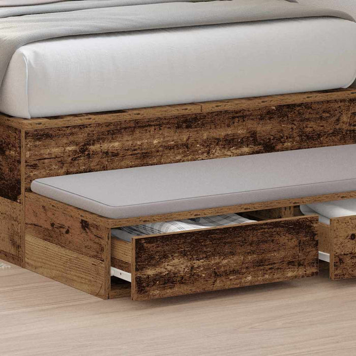 Sertare pentru pat Lemn vechi 75 x 36,5 x 16,5 cm WALTI