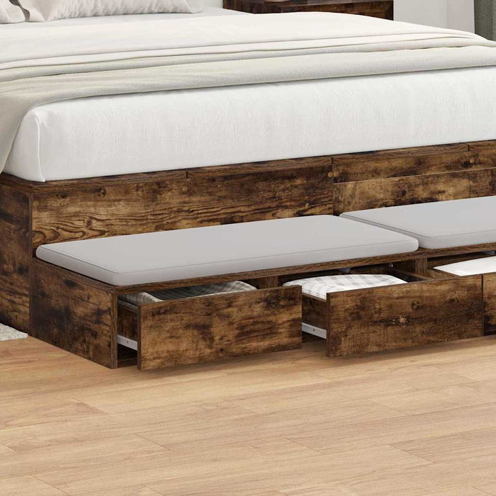 Sertare pentru pat Stejar fumuriu 160 x 36,5 x 16,5 cm - WALTI WALTI