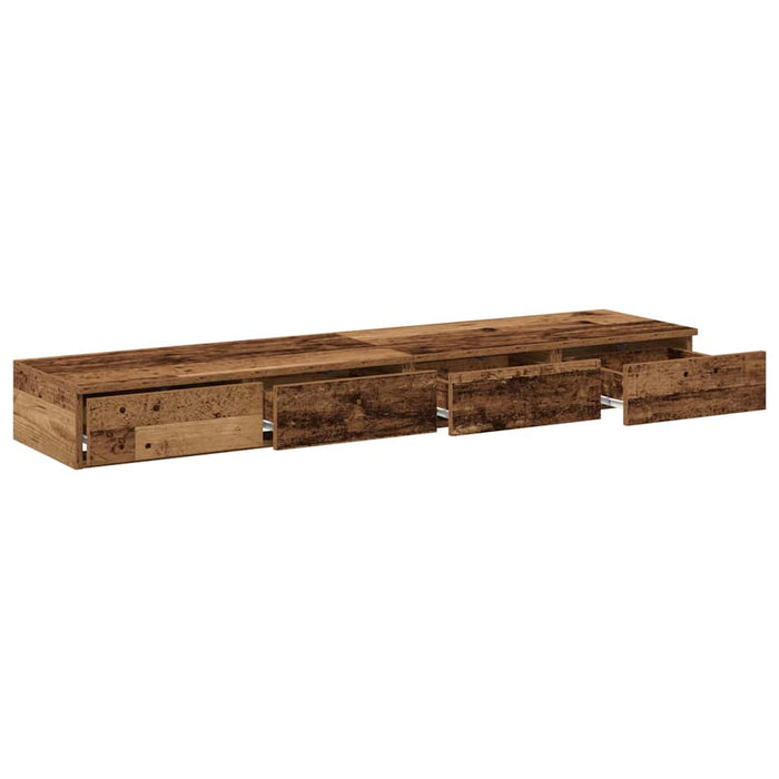 Sertare pentru pat cu sertar Lemn vechi 160 x 36,5 x 16,5 cm WALTI