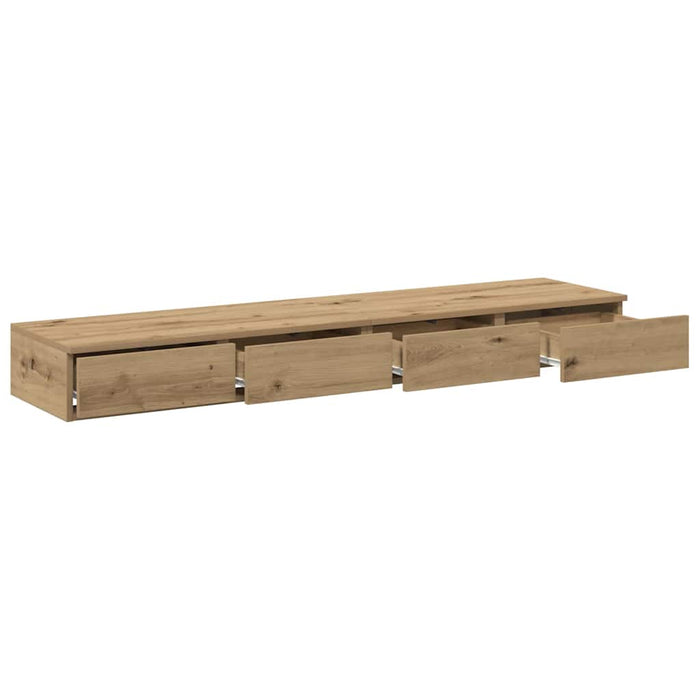 Sertare pentru pat Stejar Artizanal 160 x 36,5 x 16,5 cm WALTI