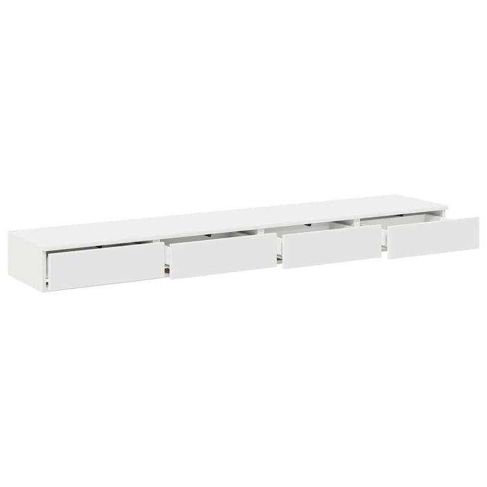Sertare pentru pat Alb 180 x 36,5 x 16,5 cm Lemn compozit - WALTI WALTI