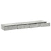 Sertare pentru pat cu sertar Gri din beton 180 x 36,5 x 16,5 cm - WALTI WALTI