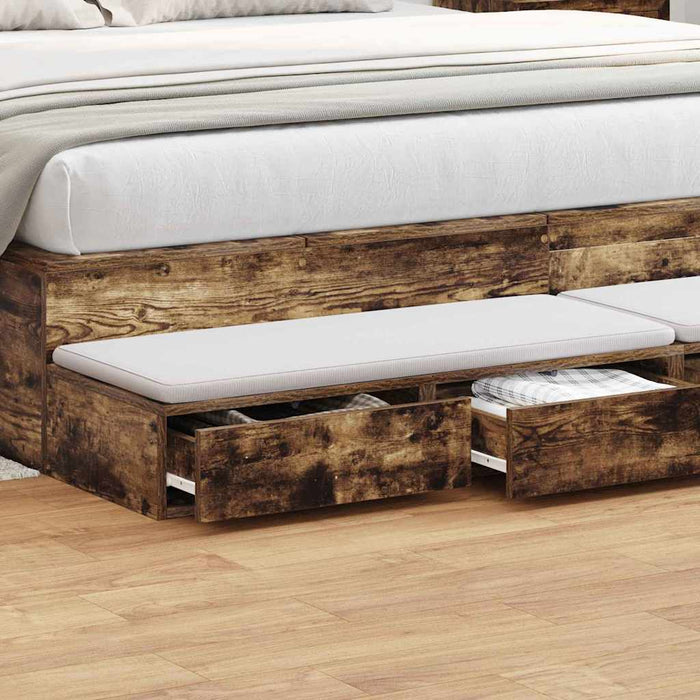 Sertare pentru pat Stejar fumuriu 180 x 36,5 x 16,5 cm WALTI