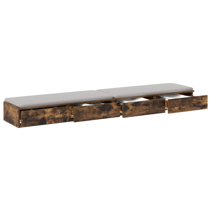 Sertare pentru pat Stejar fumuriu 180 x 36,5 x 16,5 cm WALTI