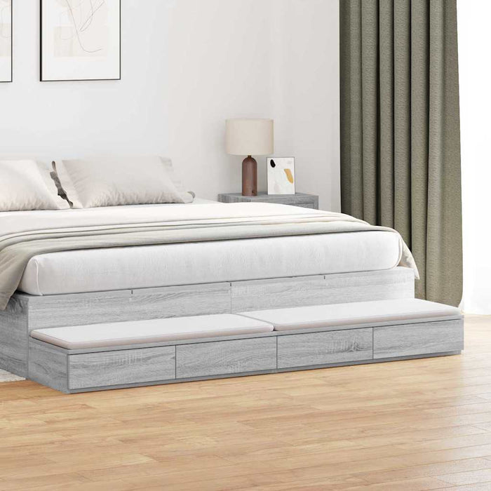 Sertare pentru pat cu sertar Gri Sonoma 180 x 36,5 x 16,5 cm - WALTI WALTI