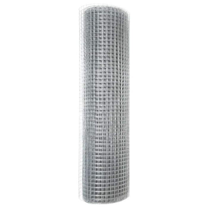 Gard din sârmă sudată Argintiu 0.4 x 10 m - WALTI WALTI