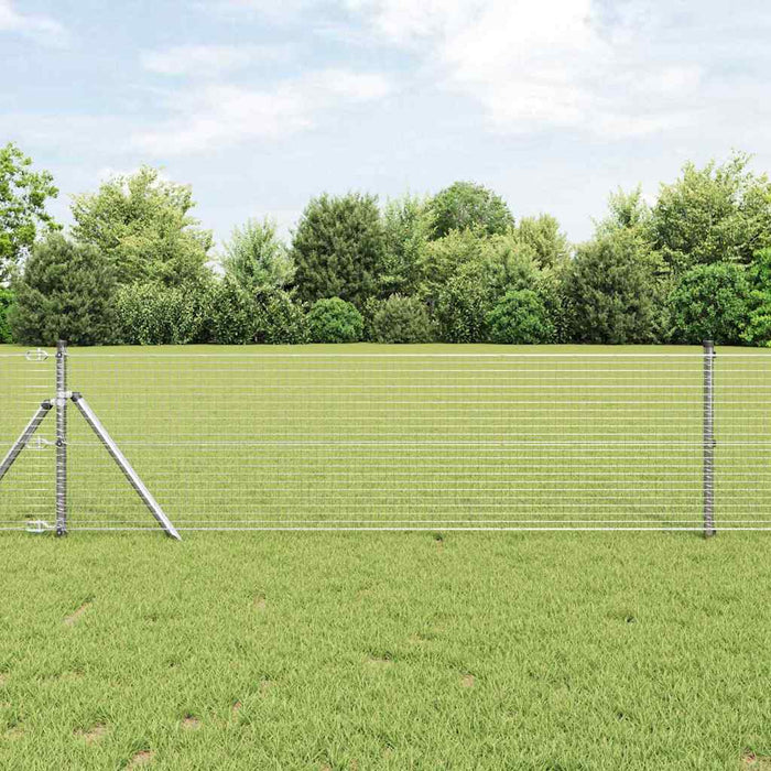 Gard din sârmă sudată Argintiu 0.4 x 10 m - WALTI WALTI