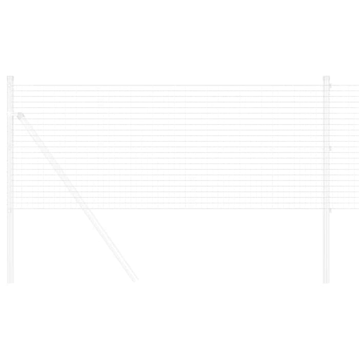 Gard din sârmă sudată Argintiu 0.4 x 10 m - WALTI WALTI