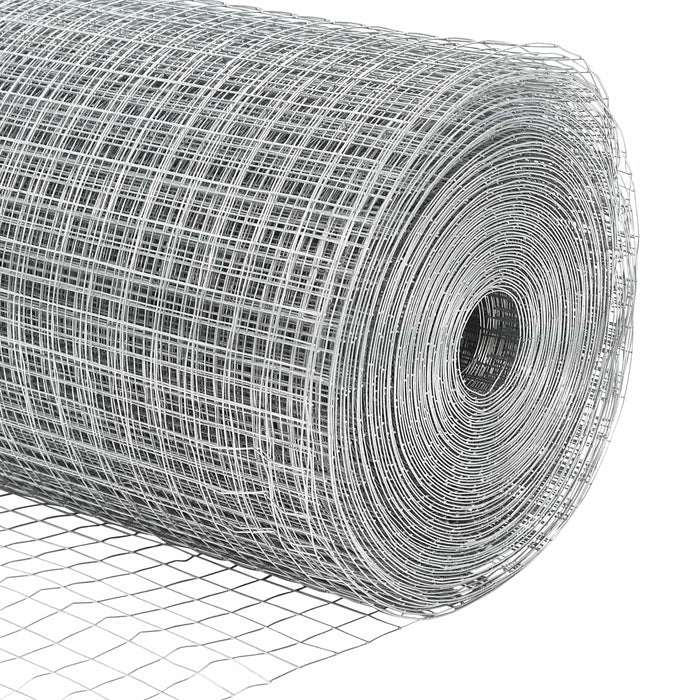 Gard din sârmă sudată Argintiu 0.4 x 25 m - WALTI WALTI