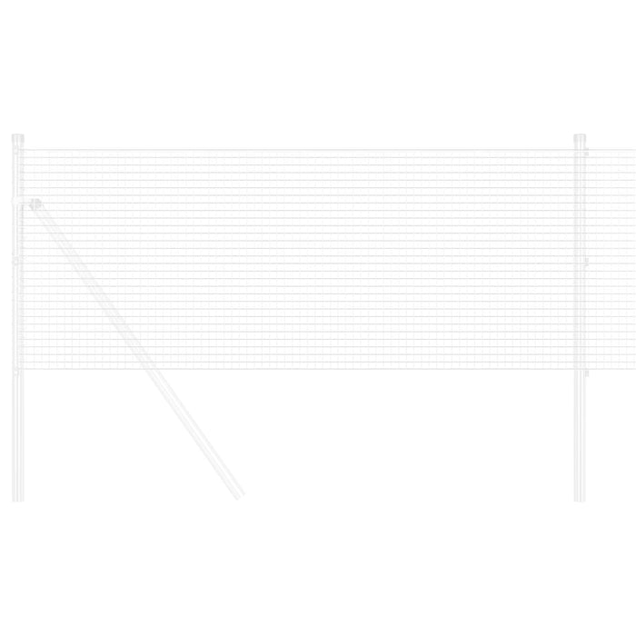 Gard din sârmă sudată Argintiu 0.4 x 25 m - WALTI WALTI