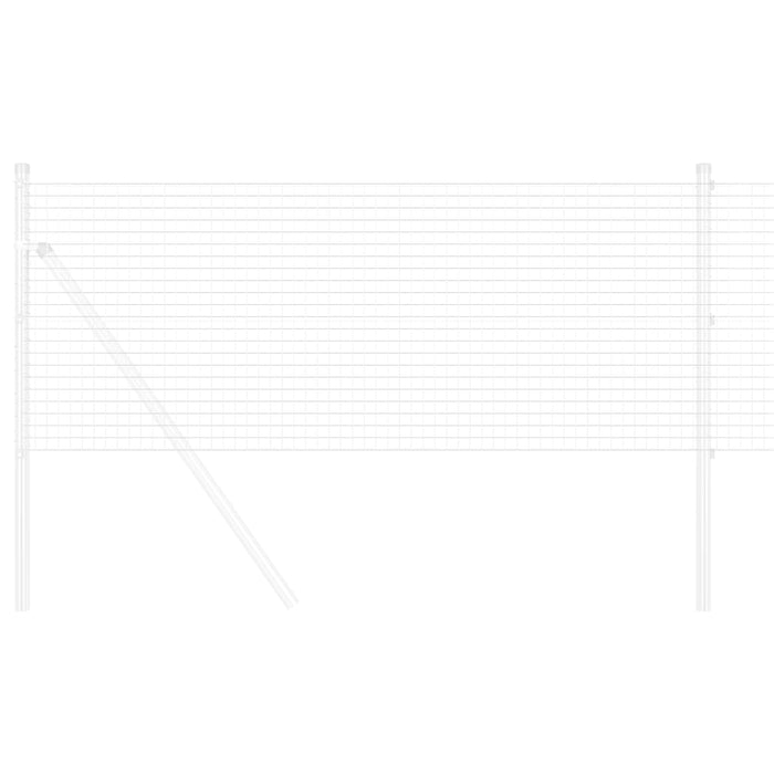 Gard din sârmă sudată Argintiu 0.4 x 25 m - WALTI WALTI