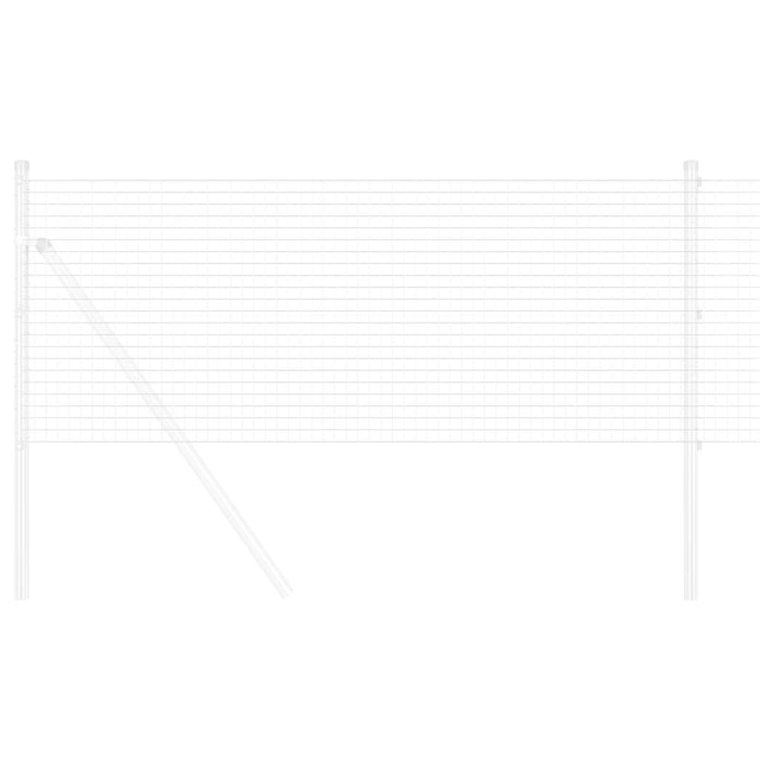 Gard din sârmă sudată Argintiu 0.8 x 50 m - WALTI WALTI