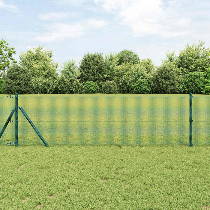 Gard din sârmă sudată Verde 0.8 x 10 m - WALTI WALTI