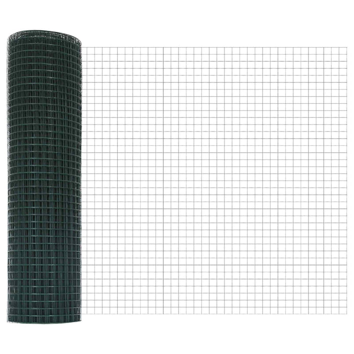 Gard din sârmă sudată Verde 0.6 x 25 m - WALTI WALTI