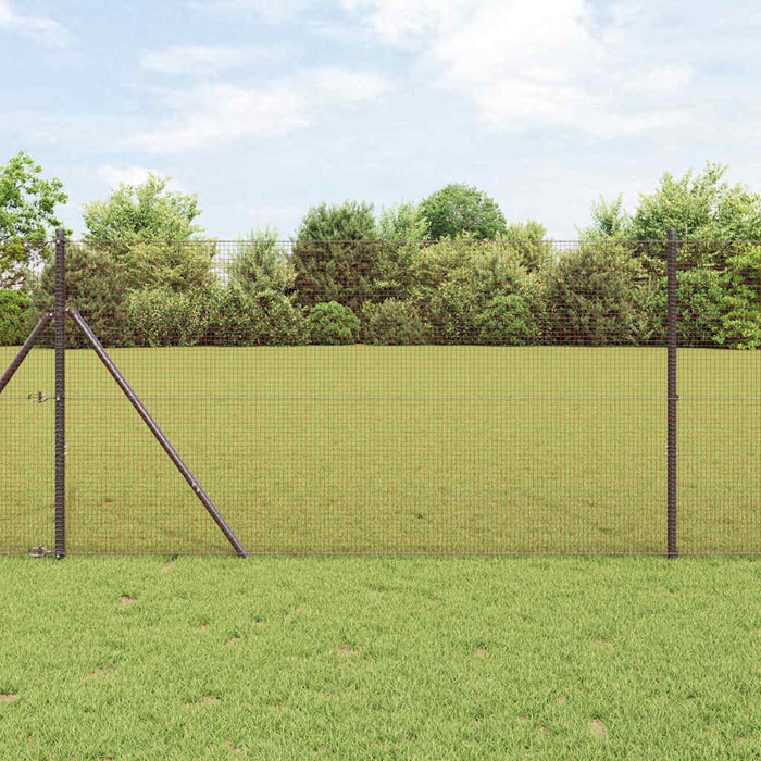 Gard din sârmă sudată Roșu 1.5 x 10 m - WALTI WALTI