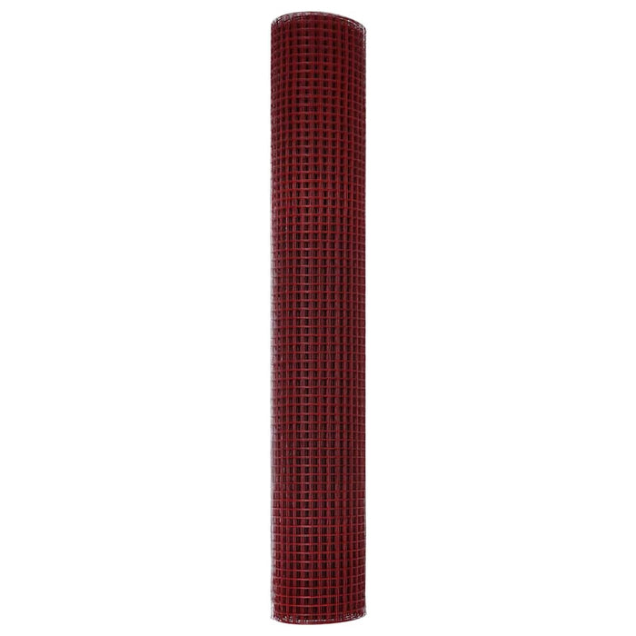 Gard din sârmă sudată Roșu 1.5 x 10 m - WALTI WALTI