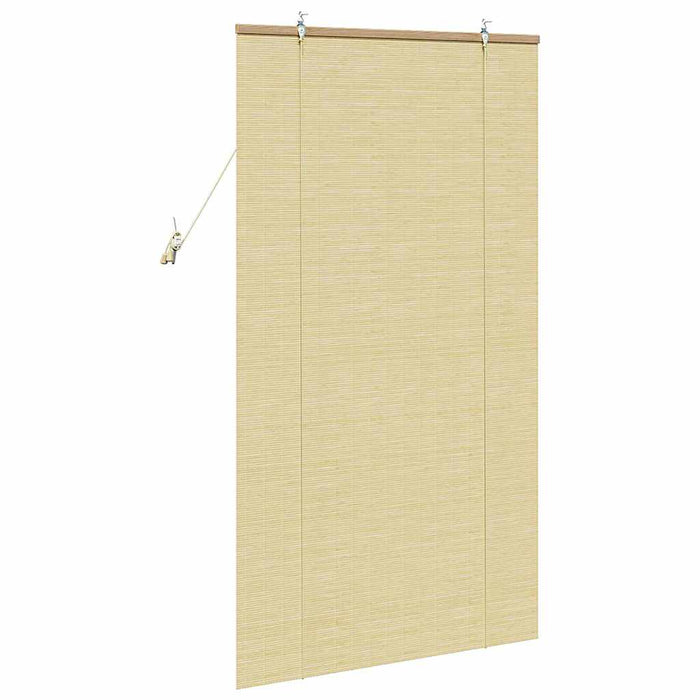 Rulou textil cu perdele Manual Natură 90 x 160 cm Bambus - WALTI WALTI