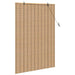Rulou textil cu perdele Manual Maro deschis 120 x 160 cm Bambus - WALTI WALTI