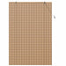Rulou textil cu perdele Manual Maro deschis 140 x 220 cm Bambus - WALTI WALTI