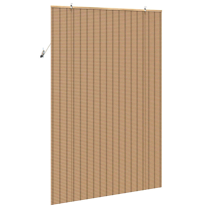 Rulou textil cu perdele Manual Maro deschis 150 x 220 cm Bambus - WALTI WALTI