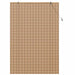 Rulou textil cu perdele Manual Maro deschis 150 x 220 cm Bambus - WALTI WALTI