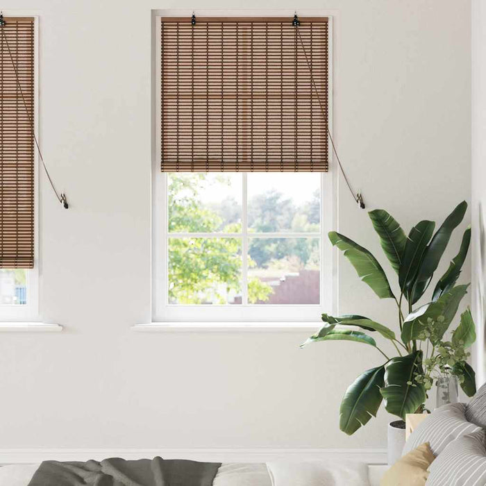 Jaluzea pentru Fereastră cu perdele Maro 100 x 220 cm Bambus - WALTI WALTI