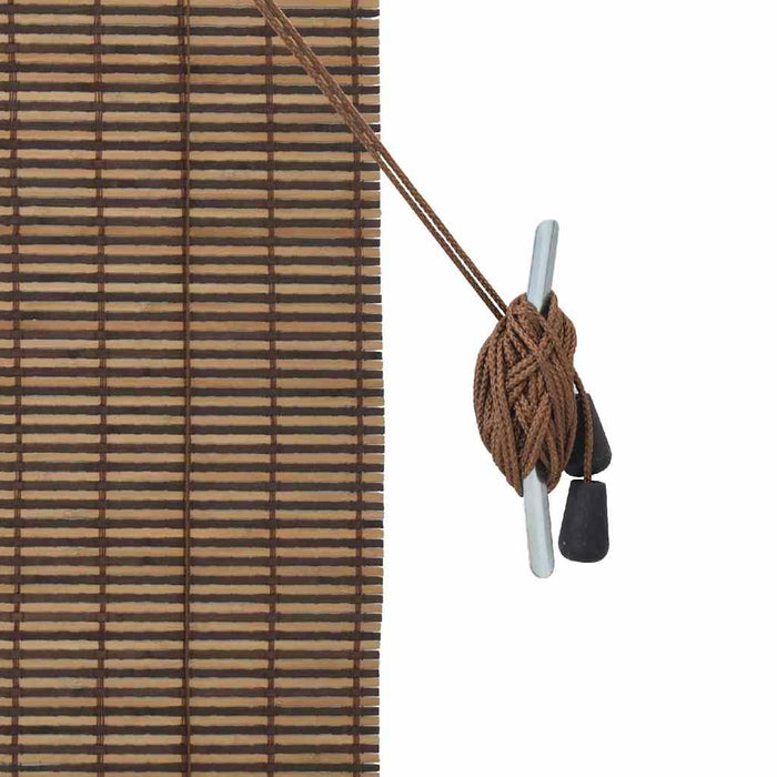 Jaluzea pentru Fereastră cu perdele Maro 110 x 160 cm Bambus - WALTI WALTI
