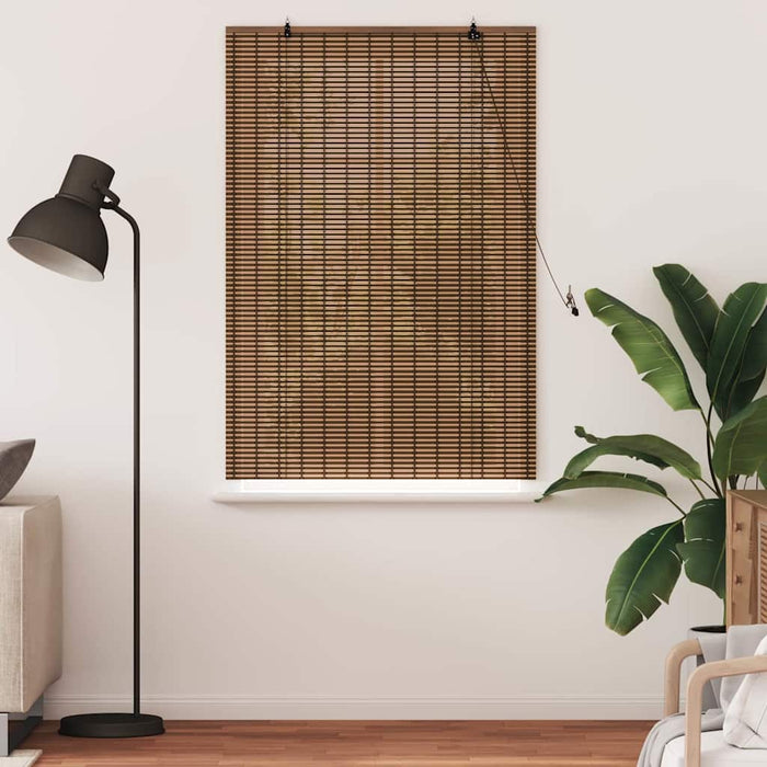 Jaluzea pentru Fereastră cu perdele Maro 110 x 160 cm Bambus - WALTI WALTI