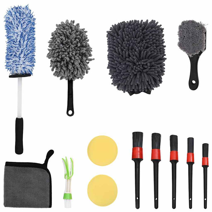 Set de perii pentru curățarea mașinii 13 pcs 13 pcs Multi Color - WALTI WALTI