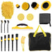 Set de perii pentru curățarea mașinii 19 pcs 19 pcs Multi Color - WALTI WALTI
