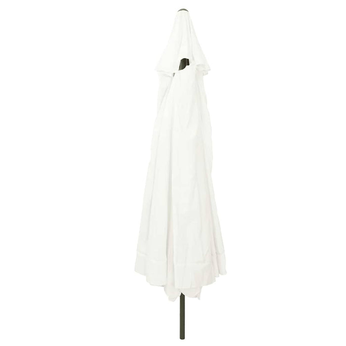 Umbrela de grădină 395 x 245 cm Alb Cărămidă - WALTI WALTI