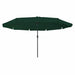 Parasol de Grădină ø395x245 cm, Verde - WALTI WALTI