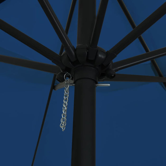 Umbrelă de Grădină 395cm x 245cm Albastru Azur - WALTI WALTI