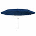 Umbrelă de Grădină 395cm x 245cm Albastru Azur - WALTI WALTI