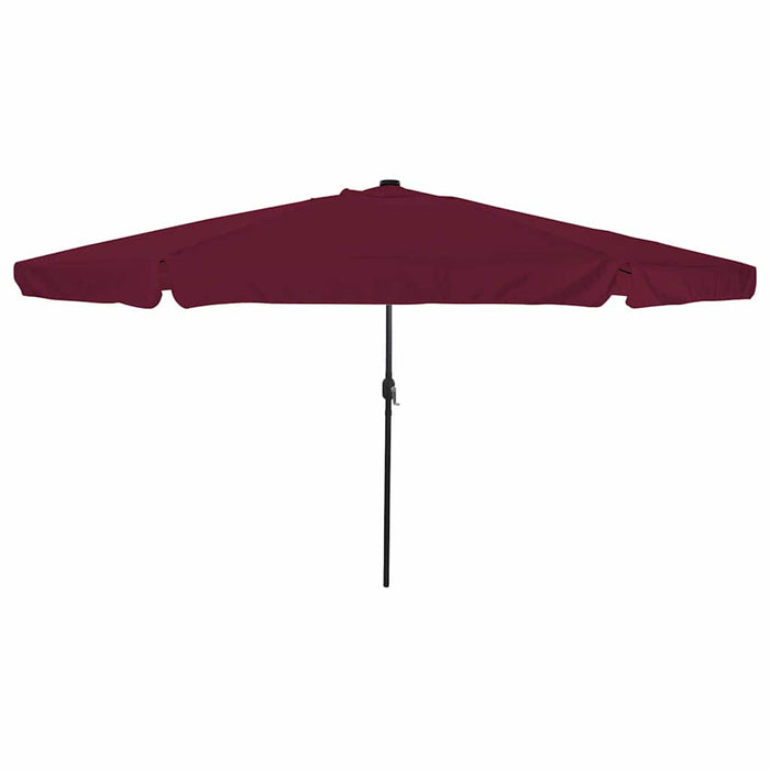 Umbrela de Grădină cu Lumini LED 395x245 cm Roșu Bordeaux - WALTI WALTI