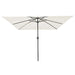 Umbrela de grădină , pătrată, 295 x 245 cm, alb sand - WALTI WALTI