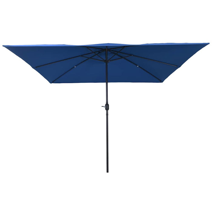 Umbrelă de grădină pătrată 295 x 295 cm Albastru Azur - WALTI WALTI