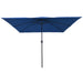Umbrelă de grădină pătrată 295 x 295 cm Albastru Azur - WALTI WALTI