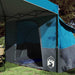 Set Cort pentru Camping 2 pcs albastru Tafetă și Material - WALTI WALTI