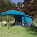 Set Cort pentru Camping 2 pcs albastru Tafetă și Material - WALTI WALTI