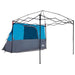 Set Cort pentru Camping 2 pcs albastru Tafetă și Material - WALTI WALTI